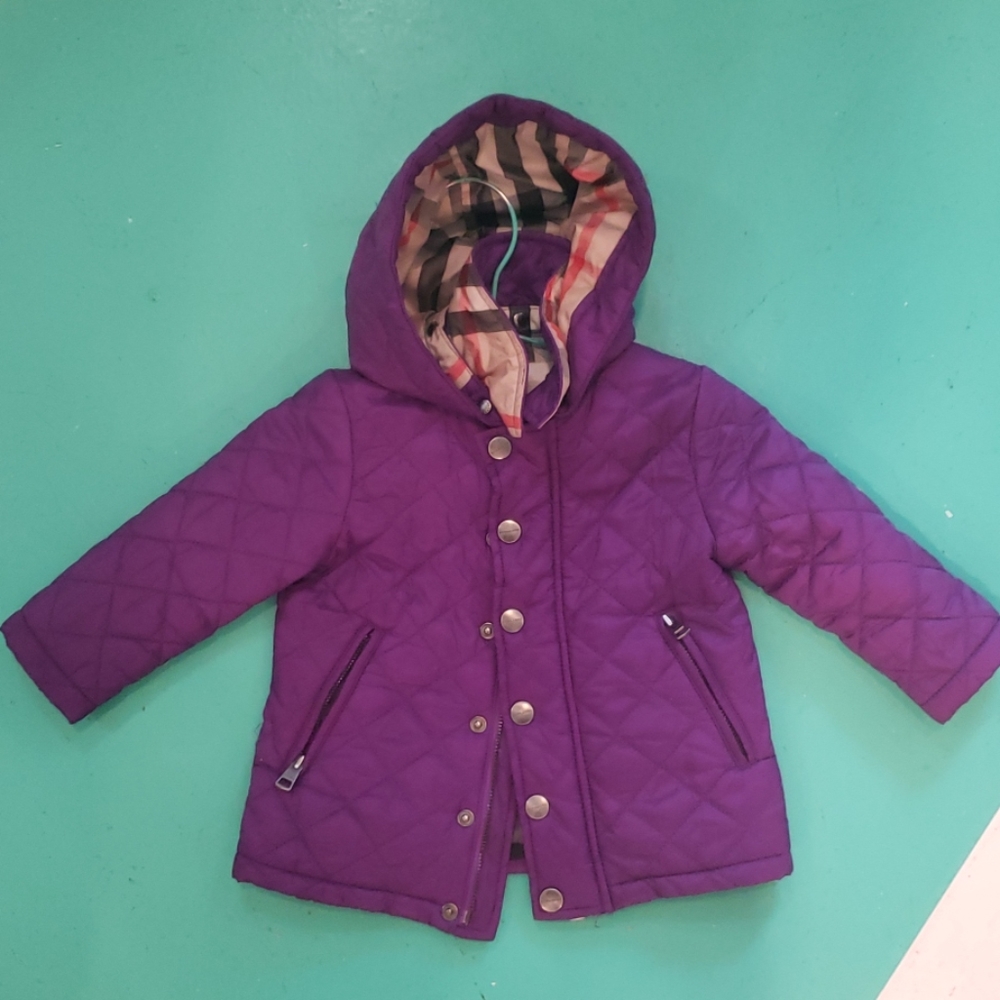 Burberry kids quilted jacket